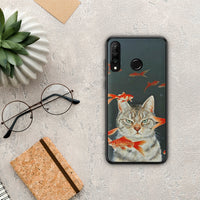 Thumbnail for Cat Goldfish - Huawei P30 Lite case