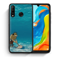 Thumbnail for Θήκη Huawei P30 Lite Clean The Ocean από τη Smartfits με σχέδιο στο πίσω μέρος και μαύρο περίβλημα | Huawei P30 Lite Clean The Ocean case with colorful back and black bezels