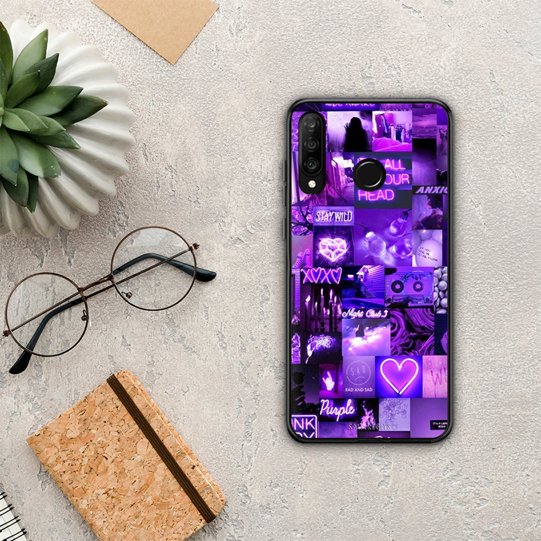 Collage Stay Wild - Huawei P30 Lite case