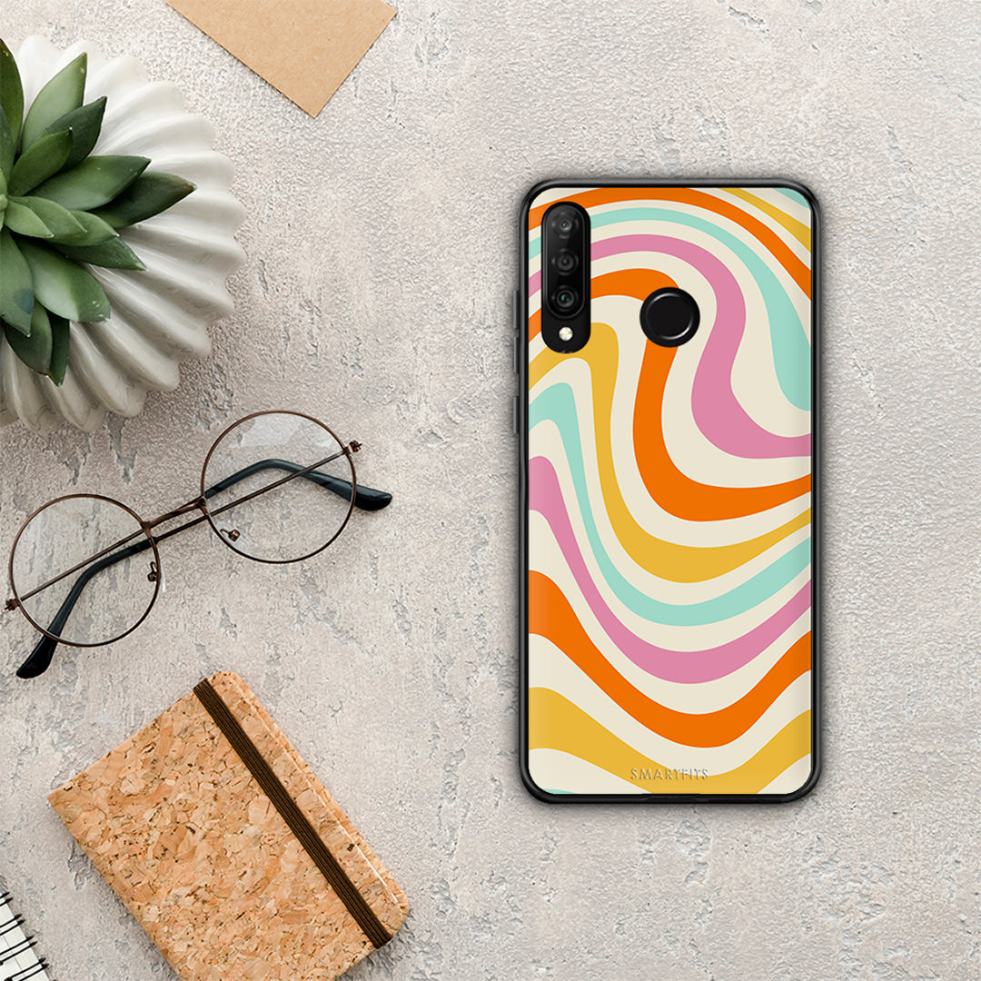 Colorful Waves - Huawei P30 Lite case