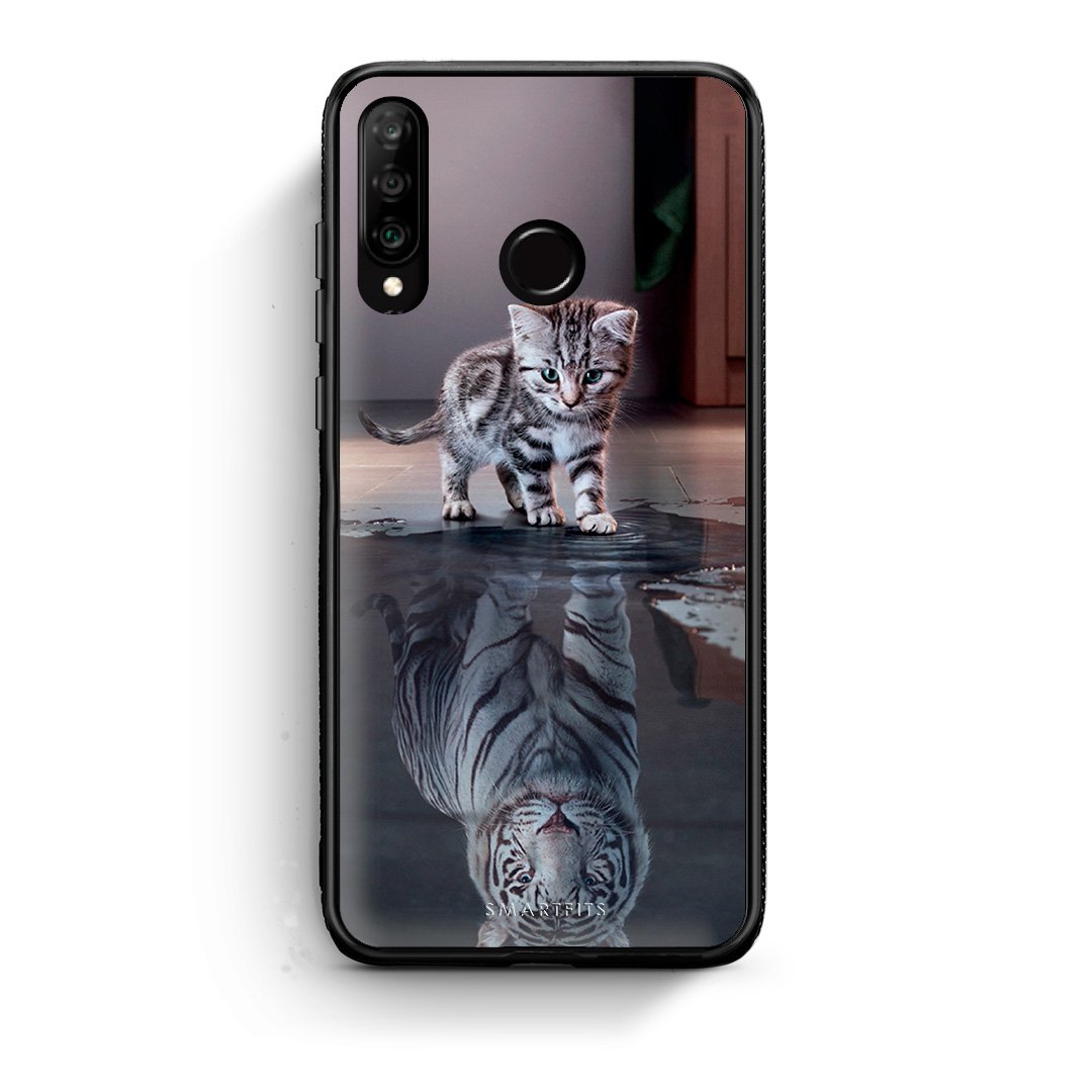 4 - Huawei P30 Lite Tiger Cute case, cover, bumper