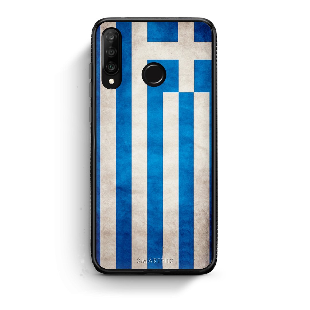 4 - Huawei P30 Lite Greece Flag case, cover, bumper