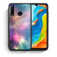 Thumbnail for Θήκη Huawei P30 Lite Rainbow Galaxy από τη Smartfits με σχέδιο στο πίσω μέρος και μαύρο περίβλημα | Huawei P30 Lite Rainbow Galaxy case with colorful back and black bezels