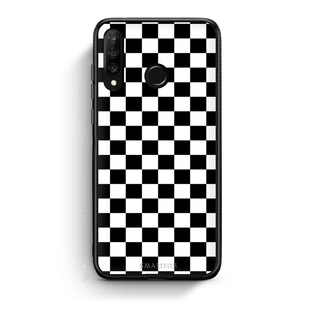 4 - Huawei P30 Lite Squares Geometric case, cover, bumper