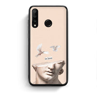 Thumbnail for Huawei P30 Lite In Love θήκη από τη Smartfits με σχέδιο στο πίσω μέρος και μαύρο περίβλημα | Smartphone case with colorful back and black bezels by Smartfits