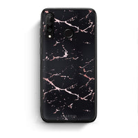 Thumbnail for 4 - Huawei P30 Lite  Black Rosegold Marble case, cover, bumper