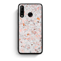 Thumbnail for Huawei P30 Lite Marble Terrazzo θήκη από τη Smartfits με σχέδιο στο πίσω μέρος και μαύρο περίβλημα | Smartphone case with colorful back and black bezels by Smartfits