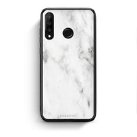 Thumbnail for 2 - Huawei P30 Lite  White marble case, cover, bumper