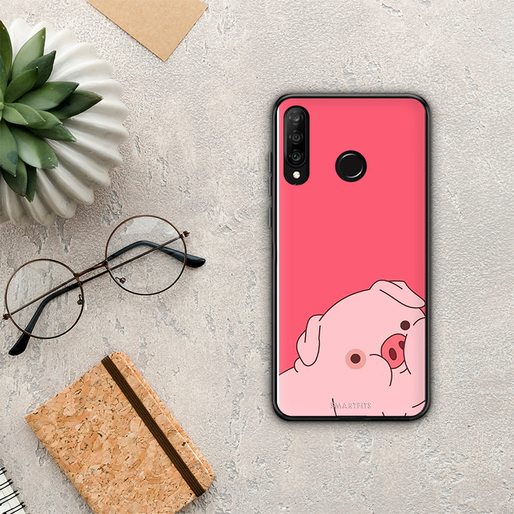 Pig Love 1 - Huawei P30 Lite case