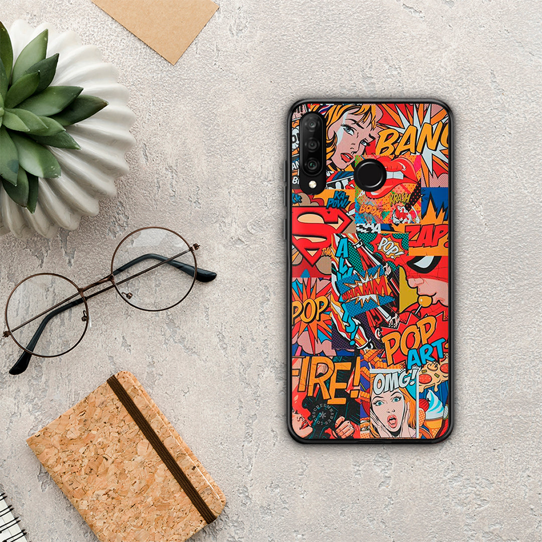 Popart omg - Huawei P30 Lite case