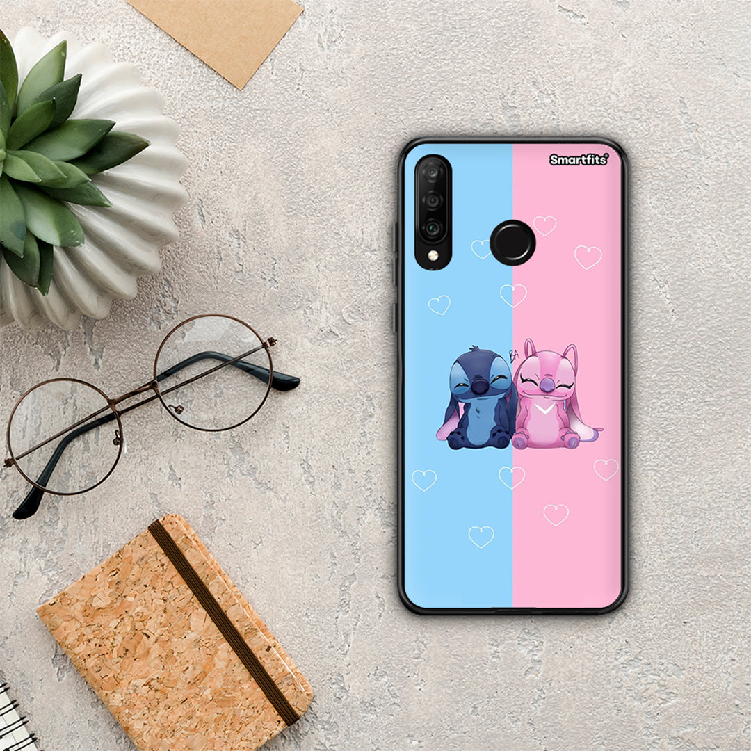 Stitch and Angel - Huawei P30 Lite case