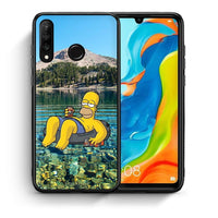 Thumbnail for Θήκη Huawei P30 Lite Summer Happiness από τη Smartfits με σχέδιο στο πίσω μέρος και μαύρο περίβλημα | Huawei P30 Lite Summer Happiness case with colorful back and black bezels