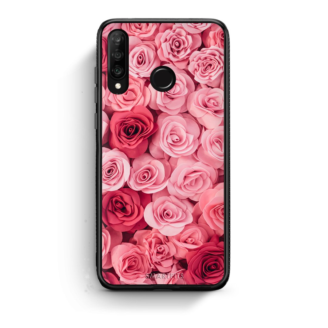 4 - Huawei P30 Lite RoseGarden Valentine case, cover, bumper