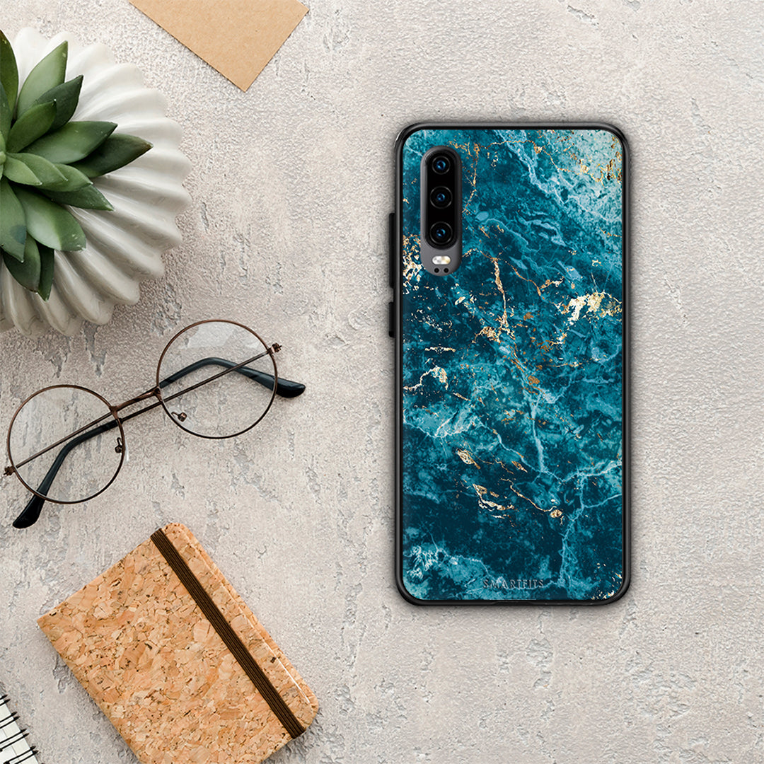 Marble Blue - Huawei P30 case