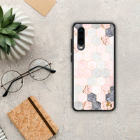 Thumbnail for Marble Hexagon Pink - Huawei P30 case