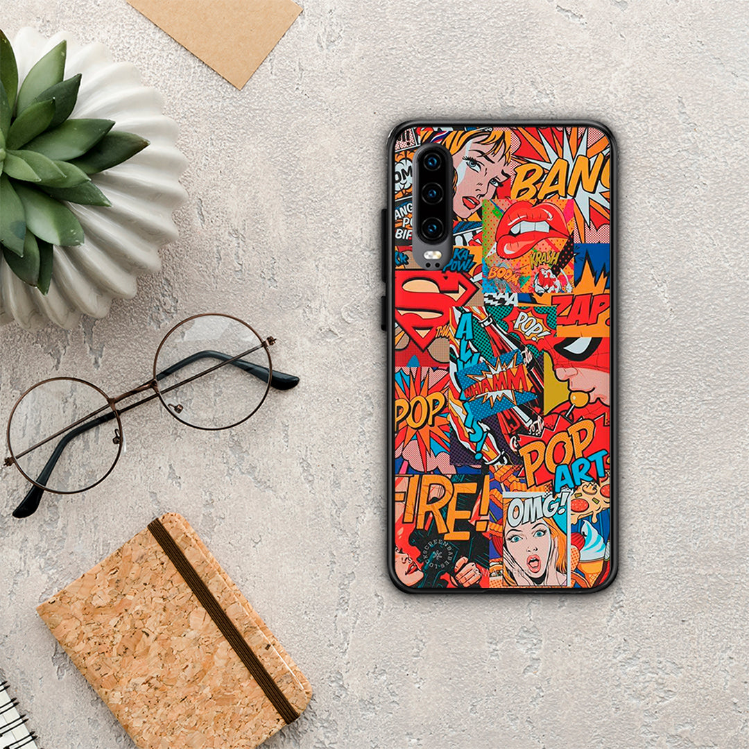 Popart omg - Huawei P30 case