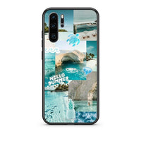 Thumbnail for Huawei P30 Pro Aesthetic Summer Θήκη από τη Smartfits με σχέδιο στο πίσω μέρος και μαύρο περίβλημα | Smartphone case with colorful back and black bezels by Smartfits