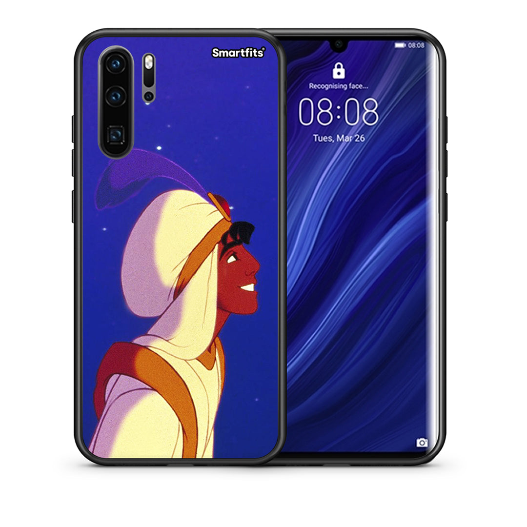 Θήκη Huawei P30 Pro Alladin And Jasmine Love 1 από τη Smartfits με σχέδιο στο πίσω μέρος και μαύρο περίβλημα | Huawei P30 Pro Alladin And Jasmine Love 1 case with colorful back and black bezels