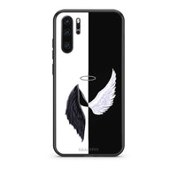 Thumbnail for Huawei P30 Pro Angels Demons θήκη από τη Smartfits με σχέδιο στο πίσω μέρος και μαύρο περίβλημα | Smartphone case with colorful back and black bezels by Smartfits