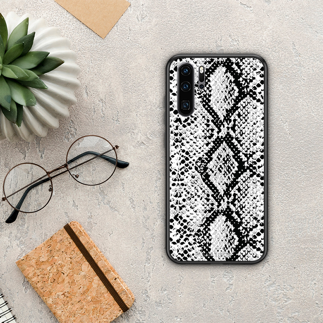 Animal White Snake - Huawei P30 Pro case