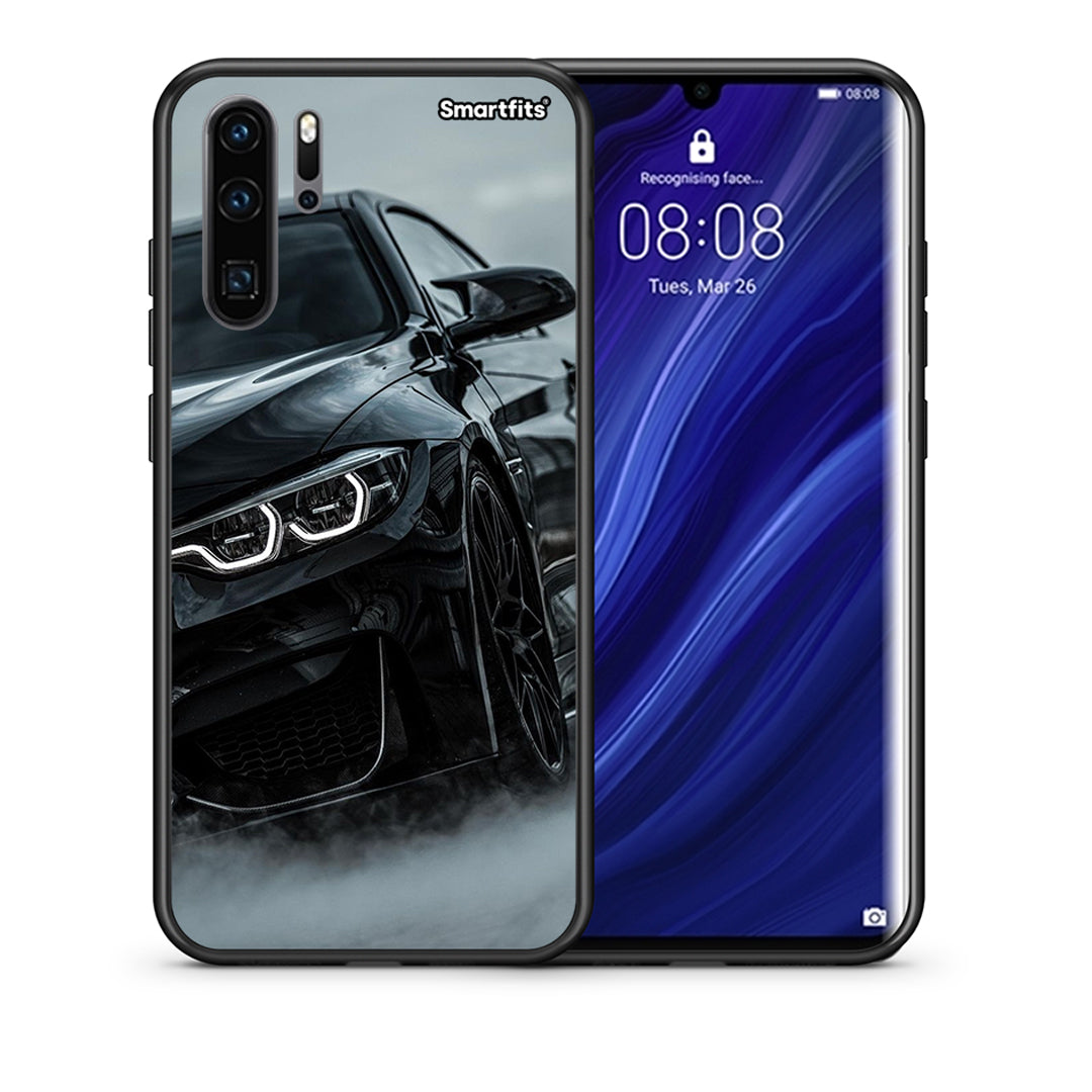 Θήκη Huawei P30 Pro Black BMW από τη Smartfits με σχέδιο στο πίσω μέρος και μαύρο περίβλημα | Huawei P30 Pro Black BMW case with colorful back and black bezels