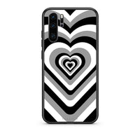 Thumbnail for Huawei P30 Pro Black Hearts θήκη από τη Smartfits με σχέδιο στο πίσω μέρος και μαύρο περίβλημα | Smartphone case with colorful back and black bezels by Smartfits