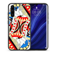 Thumbnail for Θήκη Huawei P30 Pro Card Love από τη Smartfits με σχέδιο στο πίσω μέρος και μαύρο περίβλημα | Huawei P30 Pro Card Love case with colorful back and black bezels