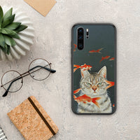 Thumbnail for Cat Goldfish - Huawei P30 Pro θήκη