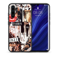 Thumbnail for Θήκη Αγίου Βαλεντίνου Huawei P30 Pro Collage Fashion από τη Smartfits με σχέδιο στο πίσω μέρος και μαύρο περίβλημα | Huawei P30 Pro Collage Fashion case with colorful back and black bezels