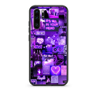 Thumbnail for Huawei P30 Pro Collage Stay Wild Θήκη Αγίου Βαλεντίνου από τη Smartfits με σχέδιο στο πίσω μέρος και μαύρο περίβλημα | Smartphone case with colorful back and black bezels by Smartfits
