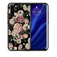 Thumbnail for Θήκη Huawei P30 Pro Wild Roses Flower από τη Smartfits με σχέδιο στο πίσω μέρος και μαύρο περίβλημα | Huawei P30 Pro Wild Roses Flower case with colorful back and black bezels