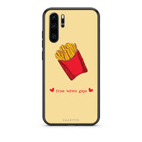 Thumbnail for Huawei P30 Pro Fries Before Guys Θήκη Αγίου Βαλεντίνου από τη Smartfits με σχέδιο στο πίσω μέρος και μαύρο περίβλημα | Smartphone case with colorful back and black bezels by Smartfits