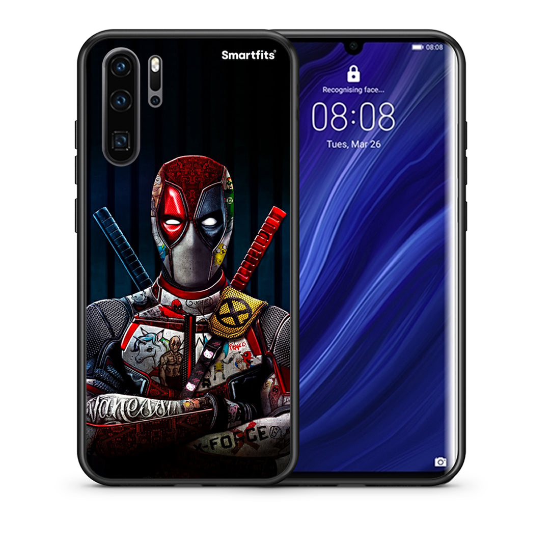 Θήκη Huawei P30 Pro Funny Guy από τη Smartfits με σχέδιο στο πίσω μέρος και μαύρο περίβλημα | Huawei P30 Pro Funny Guy case with colorful back and black bezels