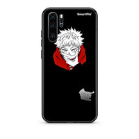 Thumbnail for Huawei P30 Pro Itadori Anime θήκη από τη Smartfits με σχέδιο στο πίσω μέρος και μαύρο περίβλημα | Smartphone case with colorful back and black bezels by Smartfits