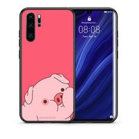 Thumbnail for Θήκη Αγίου Βαλεντίνου Huawei P30 Pro Pig Love 1 από τη Smartfits με σχέδιο στο πίσω μέρος και μαύρο περίβλημα | Huawei P30 Pro Pig Love 1 case with colorful back and black bezels