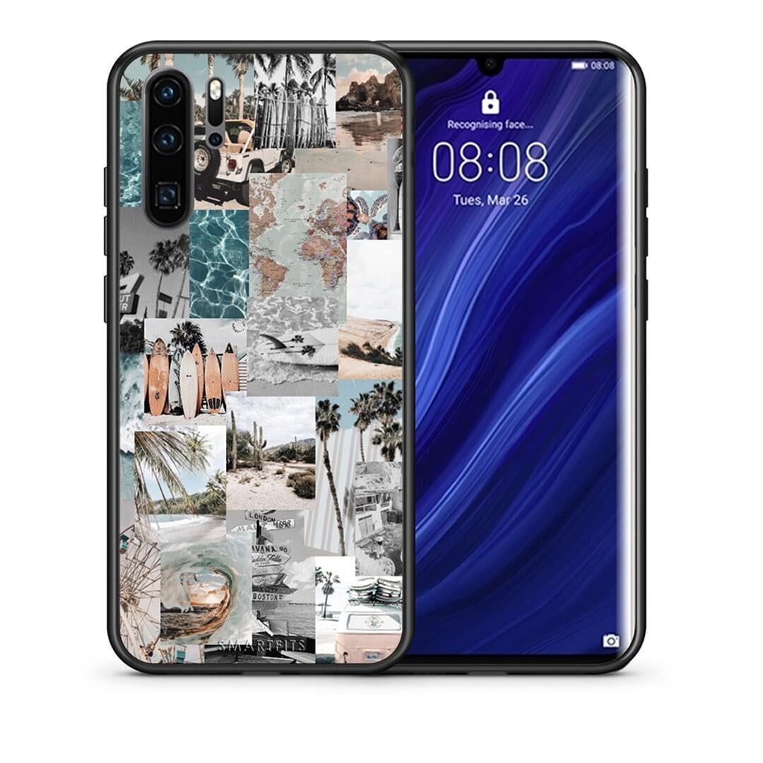 Θήκη Huawei P30 Pro Retro Beach Life από τη Smartfits με σχέδιο στο πίσω μέρος και μαύρο περίβλημα | Huawei P30 Pro Retro Beach Life case with colorful back and black bezels