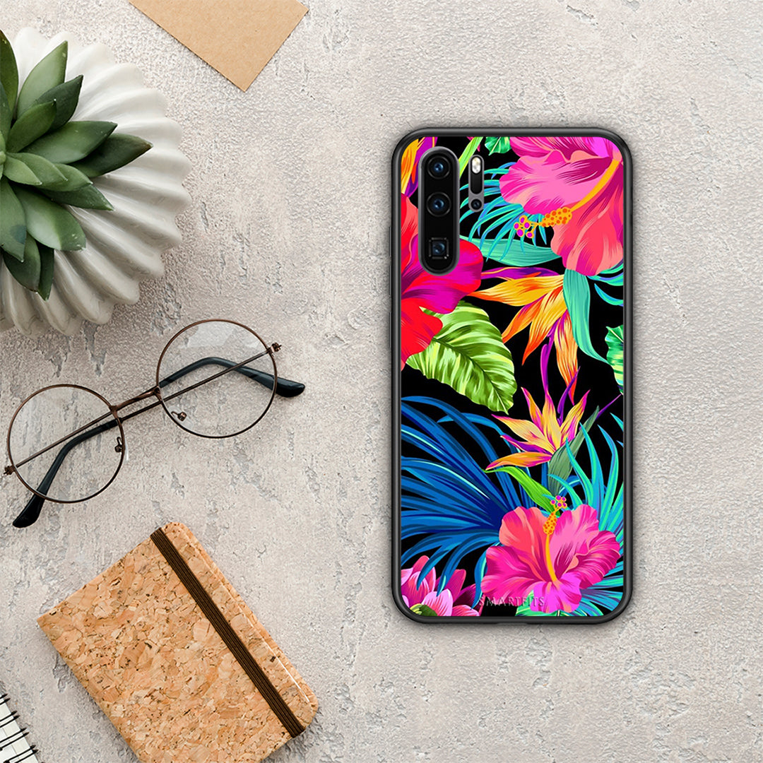 Tropical Flowers - Huawei P30 Pro case