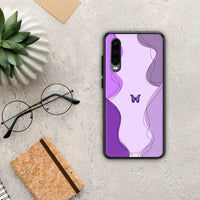 Thumbnail for Purple Mariposa - Huawei P30 case