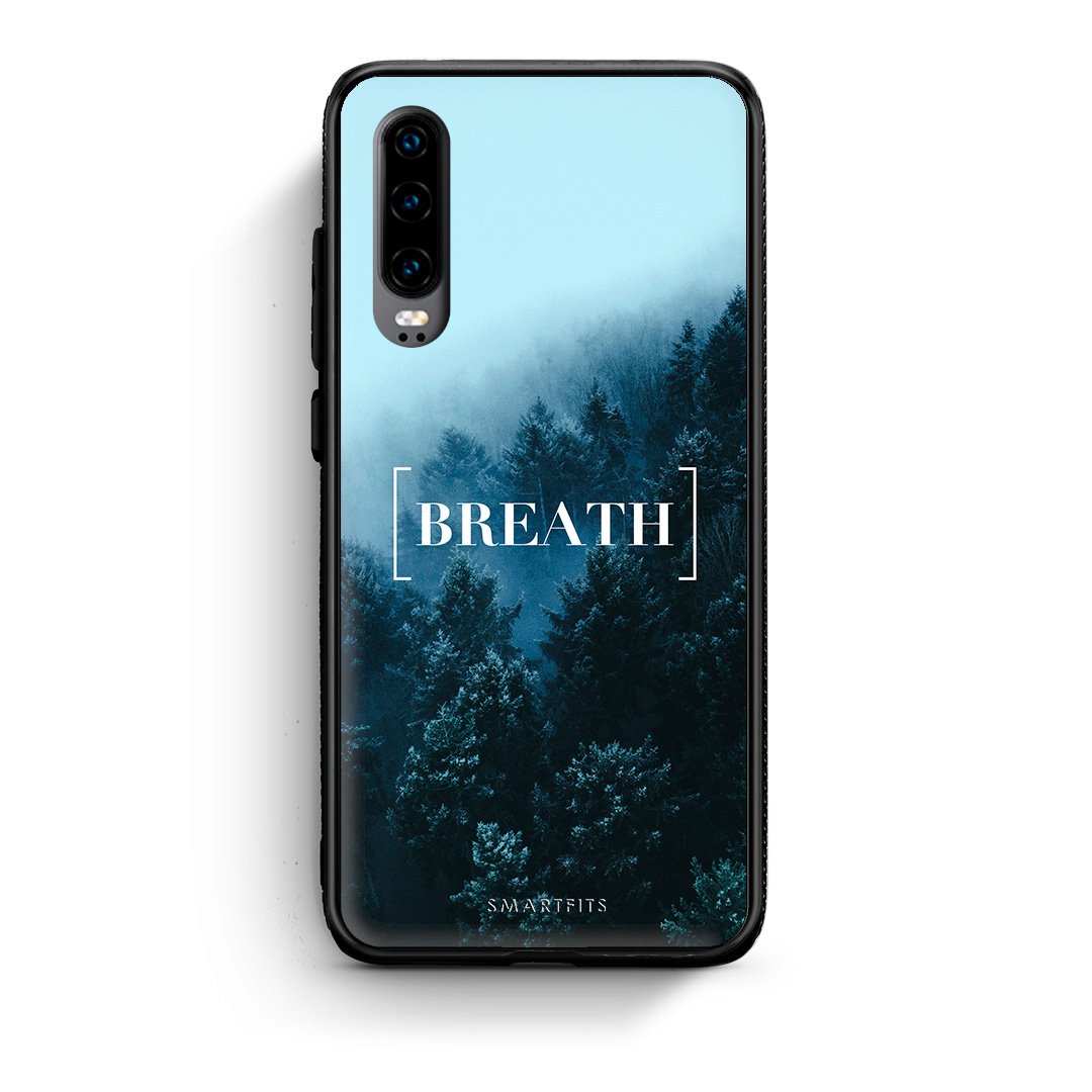 4 - Huawei P30 Breath Quote case, cover, bumper
