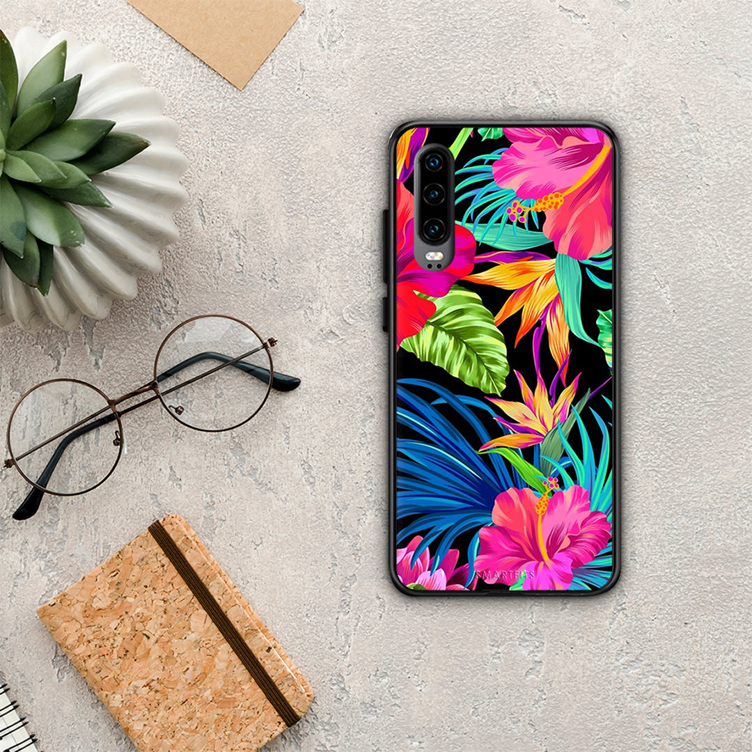 Tropical Flowers - Huawei P30 case