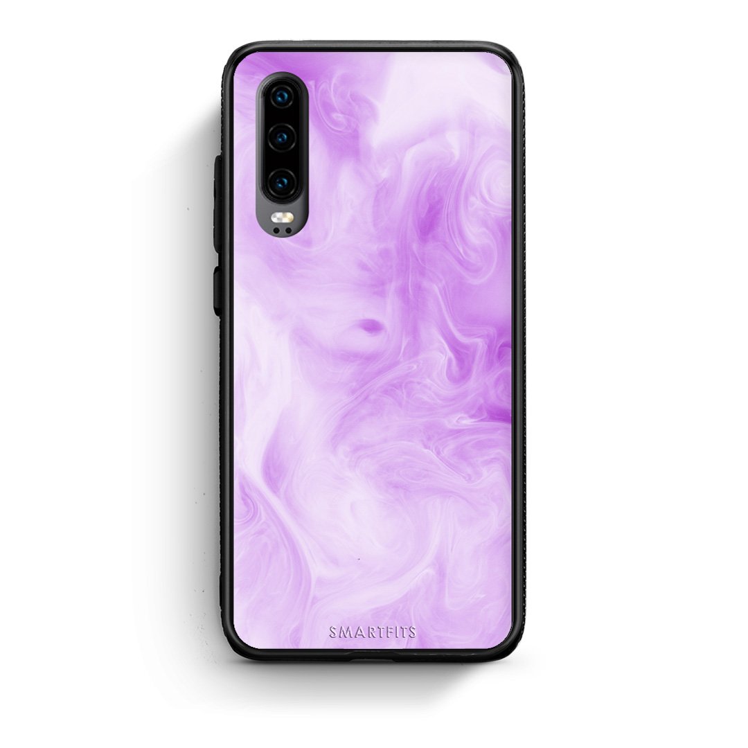 99 - Huawei P30  Watercolor Lavender case, cover, bumper