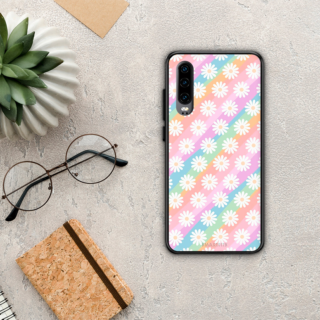 White Daisies - Huawei P30 case