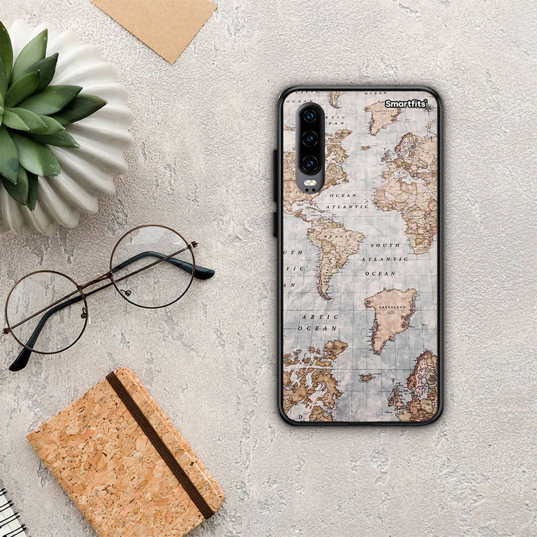 World Map - Huawei P30 case