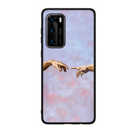 Thumbnail for Huawei P40 Adam Hand θήκη από τη Smartfits με σχέδιο στο πίσω μέρος και μαύρο περίβλημα | Smartphone case with colorful back and black bezels by Smartfits