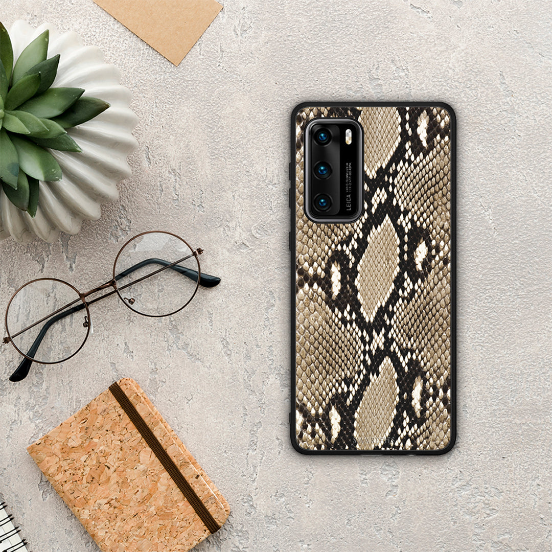 Animal Fashion Snake - Huawei P40 case