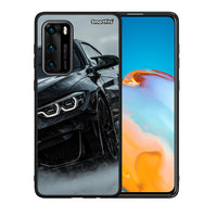 Thumbnail for Θήκη Huawei P40 Black BMW από τη Smartfits με σχέδιο στο πίσω μέρος και μαύρο περίβλημα | Huawei P40 Black BMW case with colorful back and black bezels