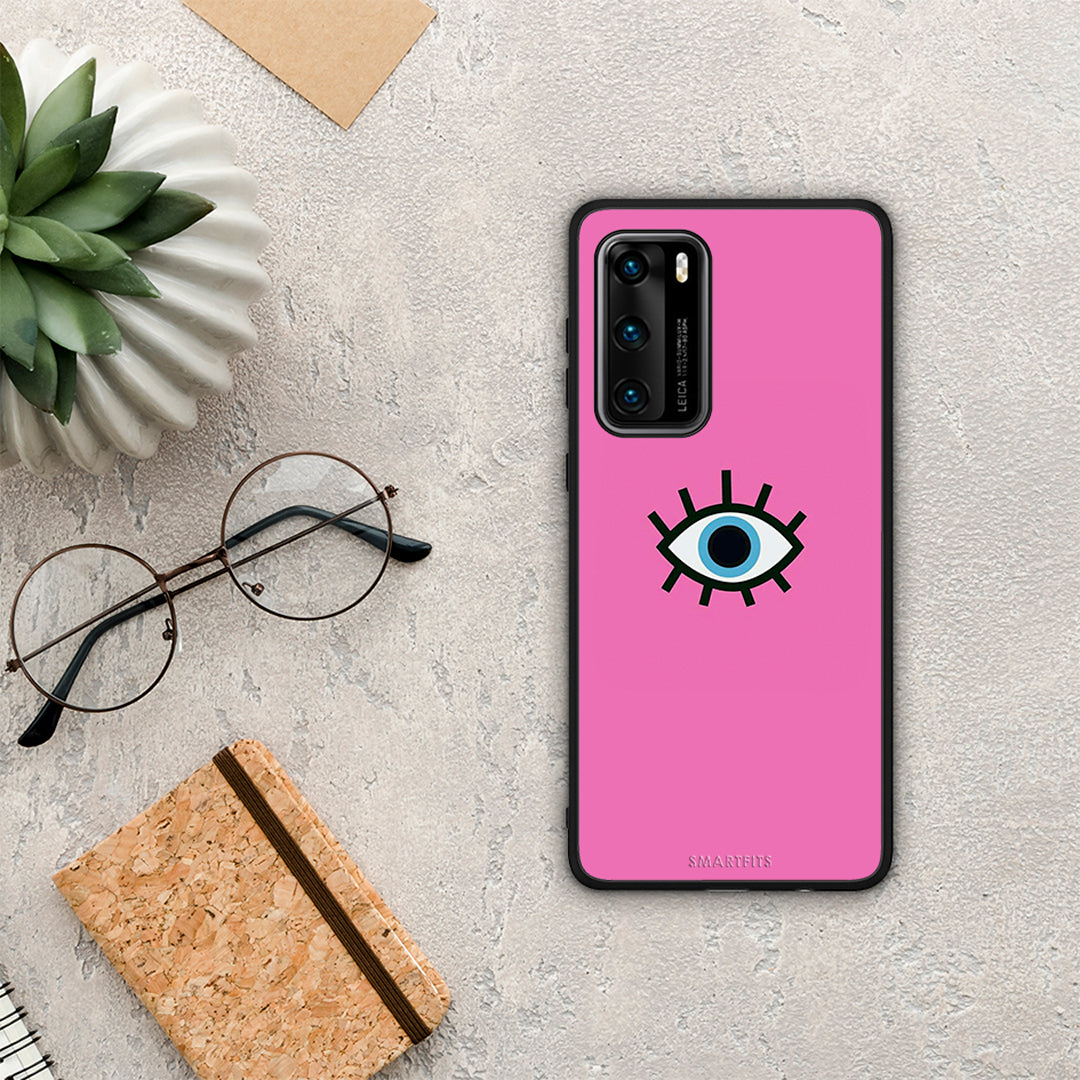 Blue Eye Pink - Huawei P40 case