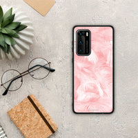 Thumbnail for Boho Pink Feather - Huawei P40 case