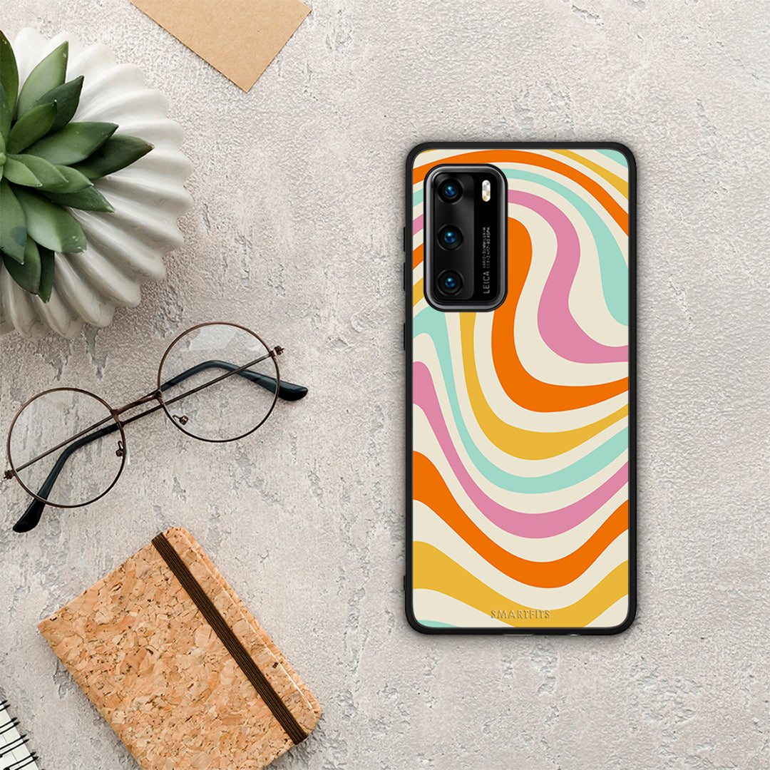 Colorful Waves - Huawei P40 case