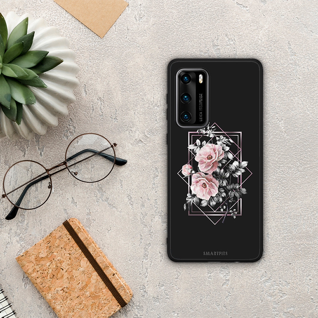 Flower Frame - Huawei P40 case